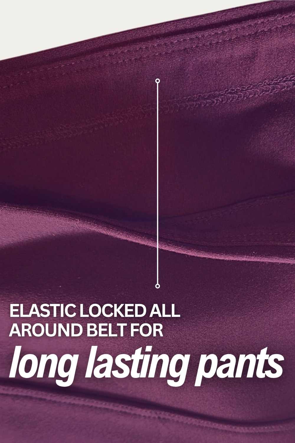Wine Red Tummy Tucker Jeggings