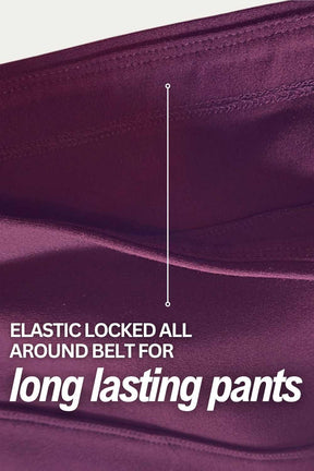 Wine Red Tummy Tucker Jeggings