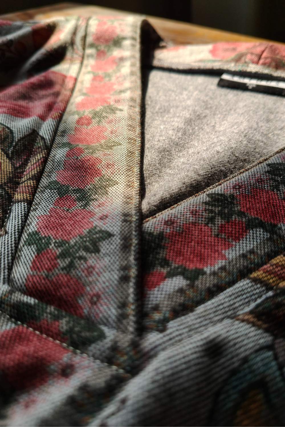 Plus Size Pink Ethnic Floral SnugWeave™ Winter Top Coord Set for Women