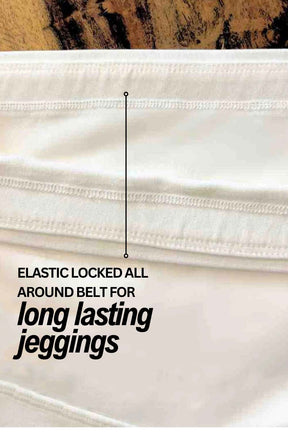 White Tummy Tucker Crop Pants