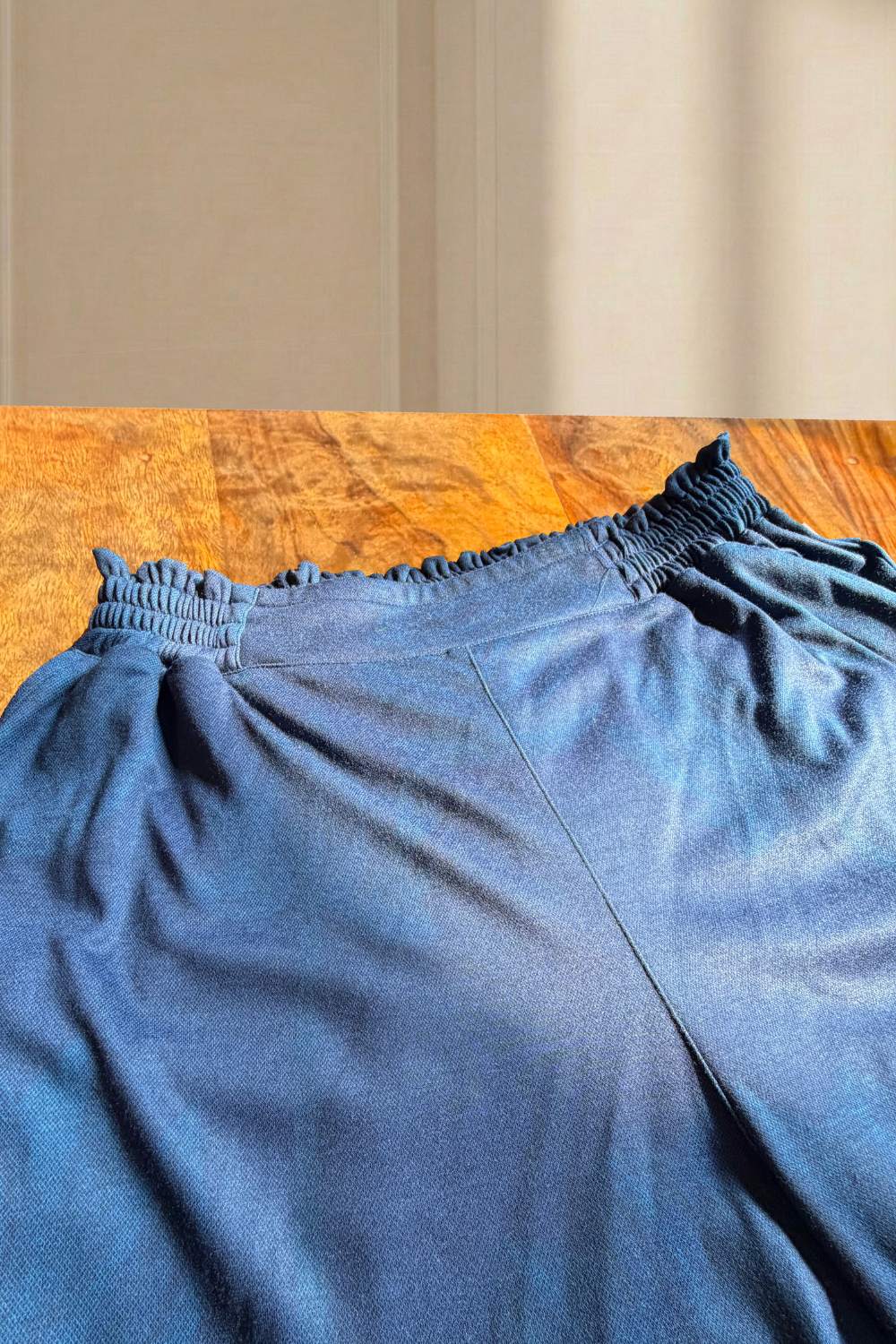 Plus Size Blue Floral SnugWeave™ Winter Kurta Coord Set