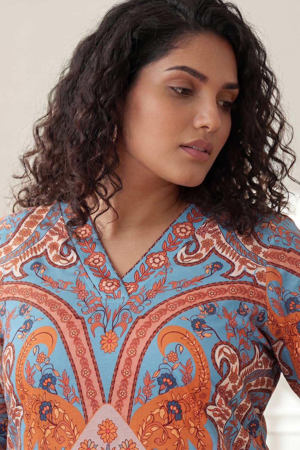 Plus Size Multicolor Top for Women