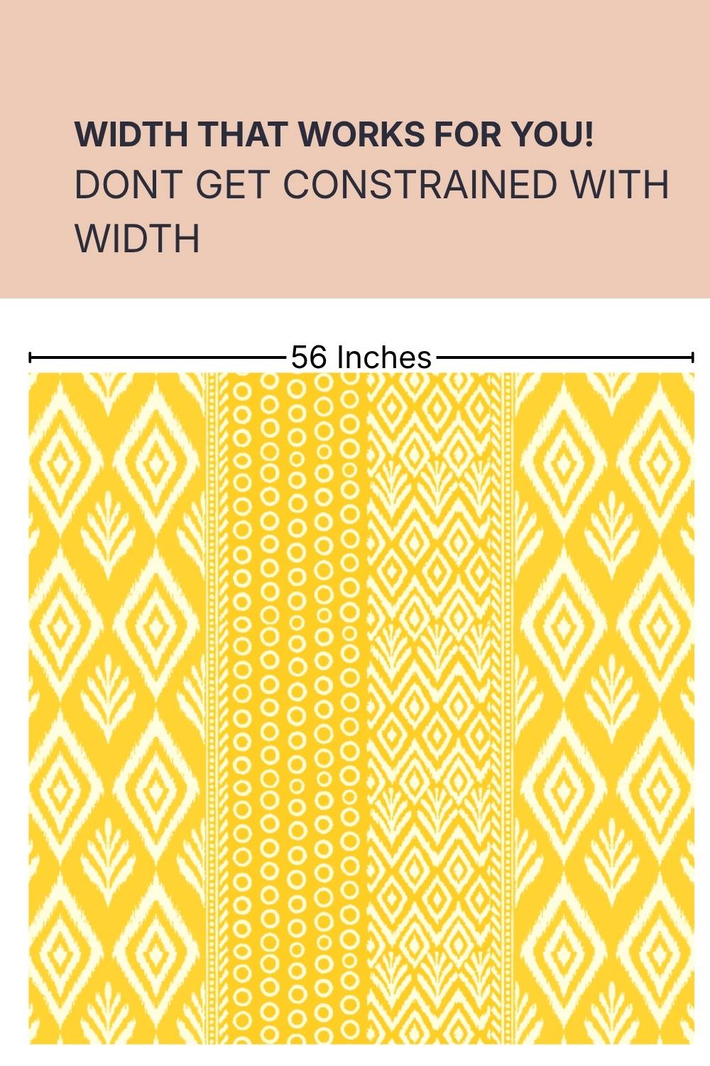 Radiant Ring Cotton Blend Fabric 56 Inches Width