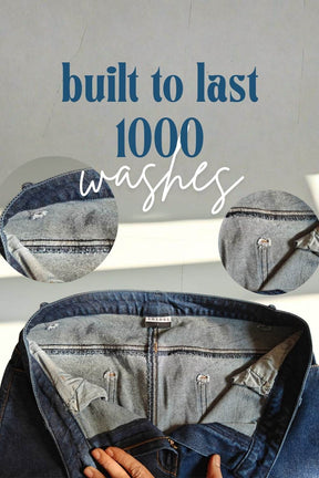 Plus Size Wide Leg Absolute Navy Blue Jeans