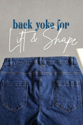 Plus Size Straight Fit Absolute Navy Blue Jeans