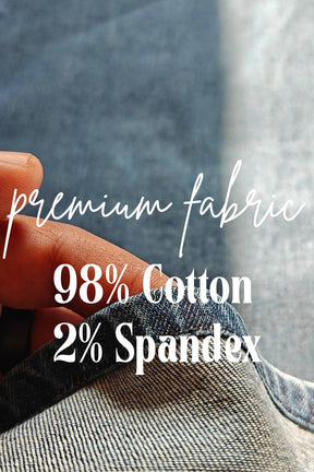 Plus Size Straight Fit Vintage Blue Jeans