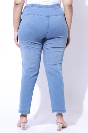 Blue Light Fade Straight Fit Jeans