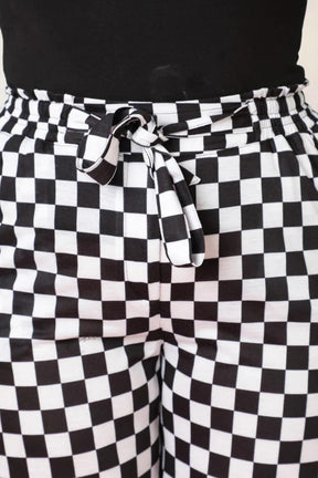 Plus Size Bold Face Checkered Coord Set