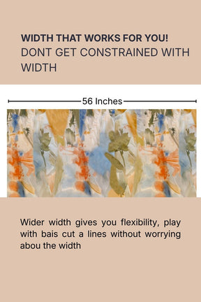 Abstract Cotton Blend Fabric 56 Inches Width
