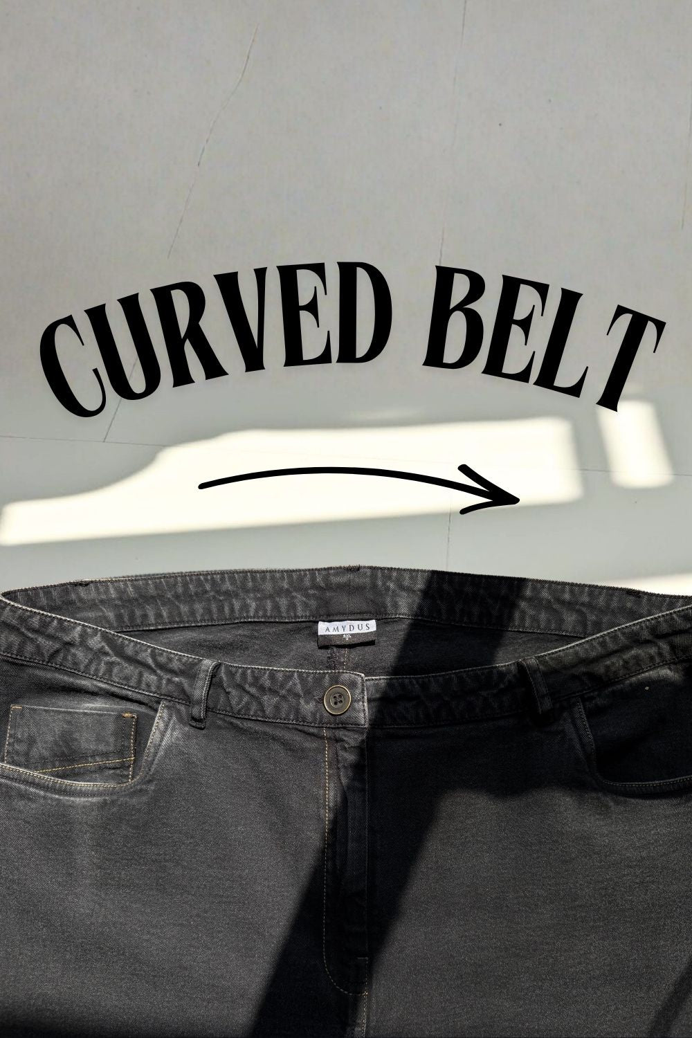 Plus Size Wide Leg Ash Black Jeans