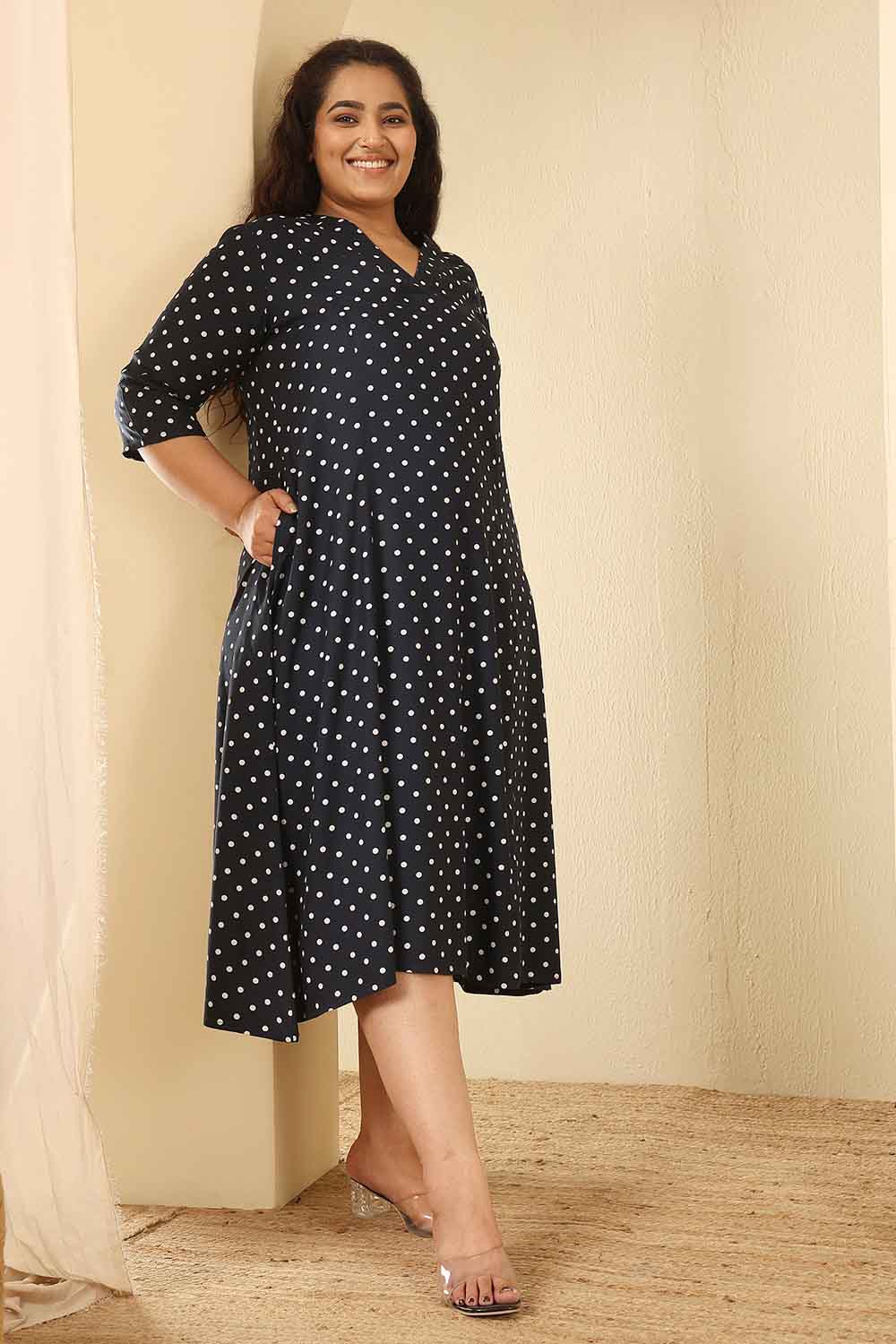 Plus Size Midi Dress Debenhams Plus Size Cotton Midi Dress - Brown/White Circle Spot Print, Size 16-28, Halter Neck Cruise Clothes Plus Size Midi Dress Debenhams Plus Size Cotton Midi Dress - Brown/White Circle Spot Print, Size 16-28, Halter Neck Cruise Clothes