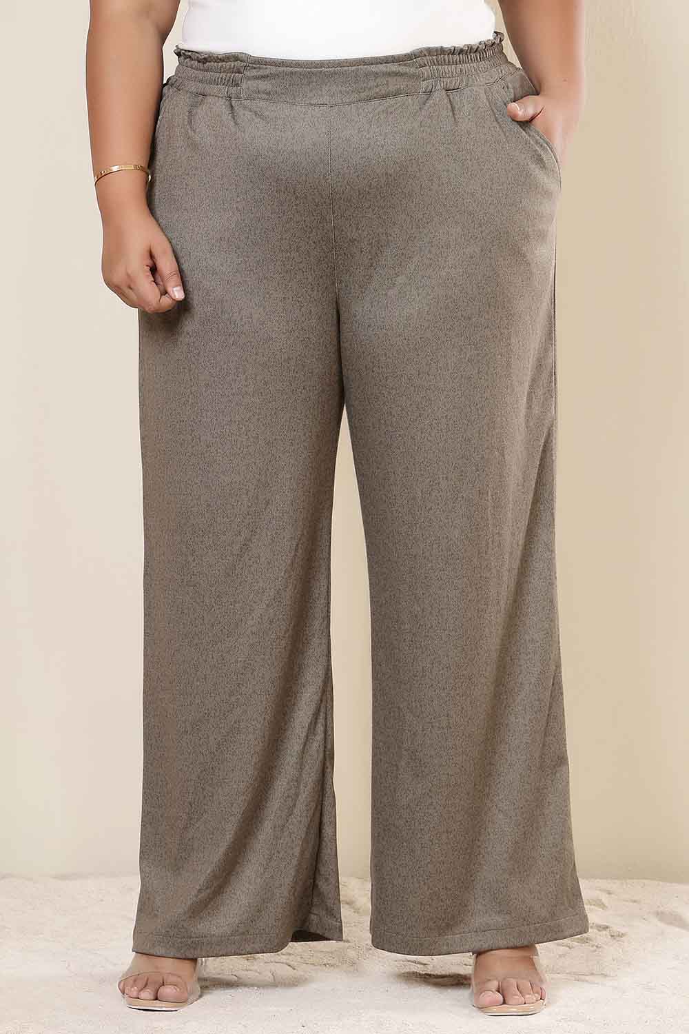 Plus Size Olive Green SnugWeave™ Winter Top Coord Set