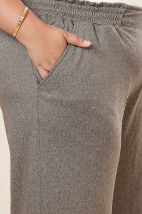 Plus Size Olive Green SnugWeave™ Kurta Coord Set