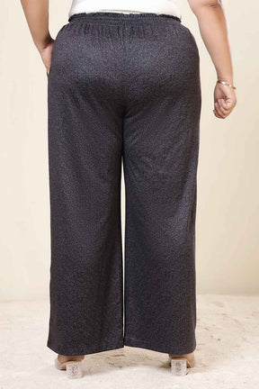 Plus Size Charcoal Grey SnugWeave™ Kurta Coord Set