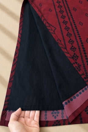 Plus Size Ethnic Motif Straight Georgette Kurta