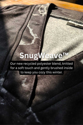 Plus Size Black SnugWeave™ Winter Top - V Neck