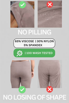 Plus Size Taupe Tummy Shaper Straight Fit Pants