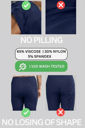 Navy New Fit Tummy Tucker Crop Pants