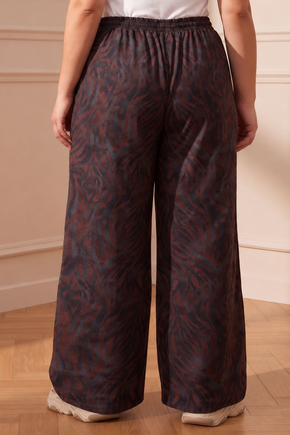 Plus Size Abstract Animal Print SnugWeave™ Winter Top Coord Set