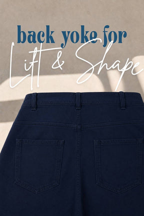 Plus Size Straight Fit Deep Navy Blue Jeans