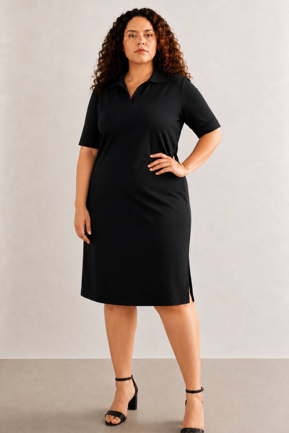 Black Polo Dress