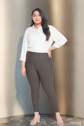 Olive Essential Tummy Shaper Jegging