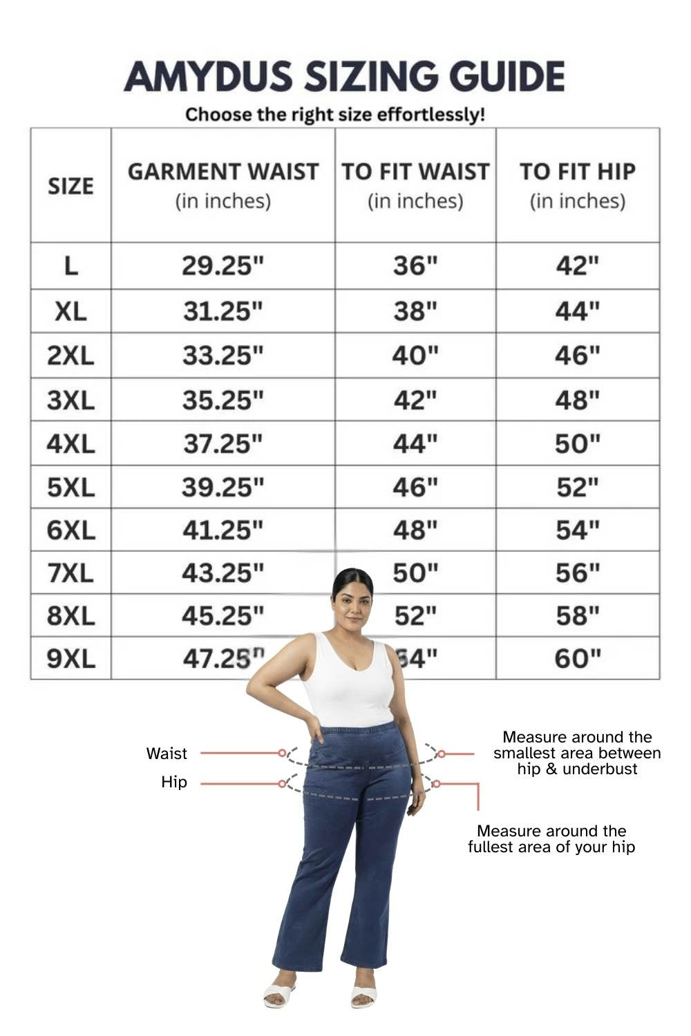 Plus Size Yale Blue Flare Jeans