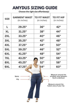 Plus Size Yale Blue Flare Jeans