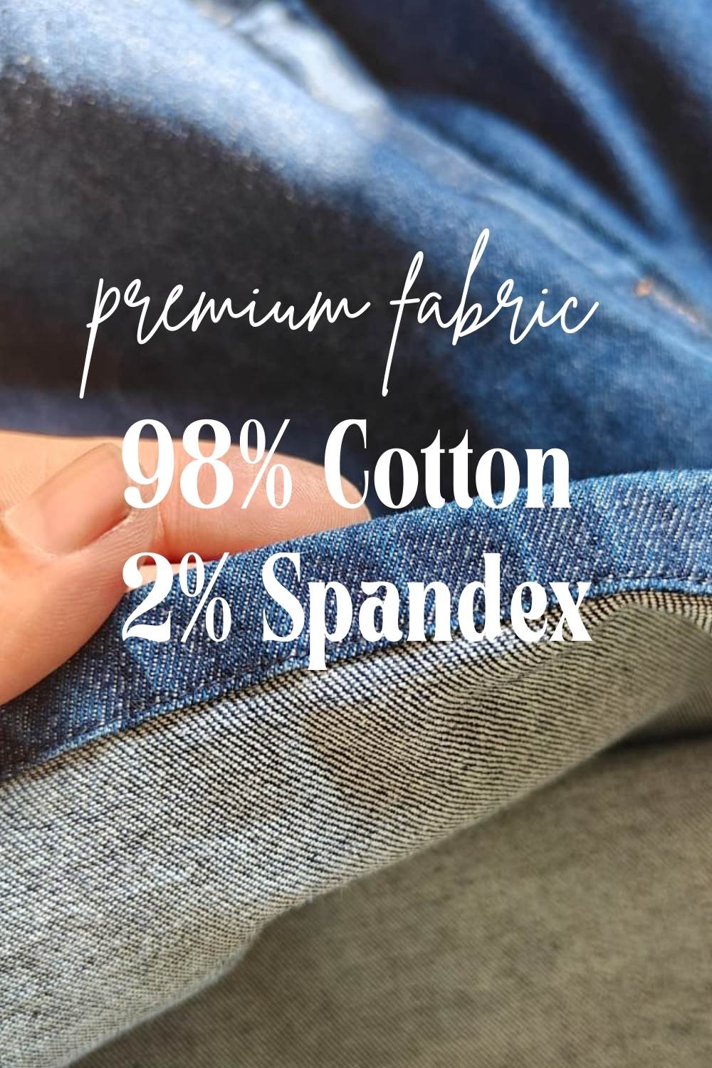 Plus Size Wide Leg Absolute Navy Blue Jeans