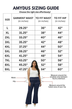 Plus Size Navy Blue Flare Jeans