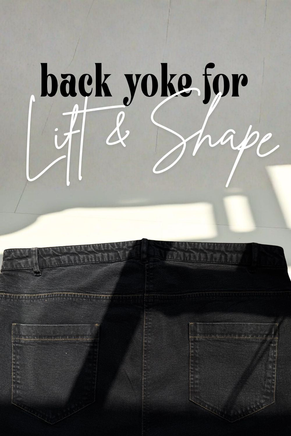 Plus Size Wide Leg Ash Black Jeans