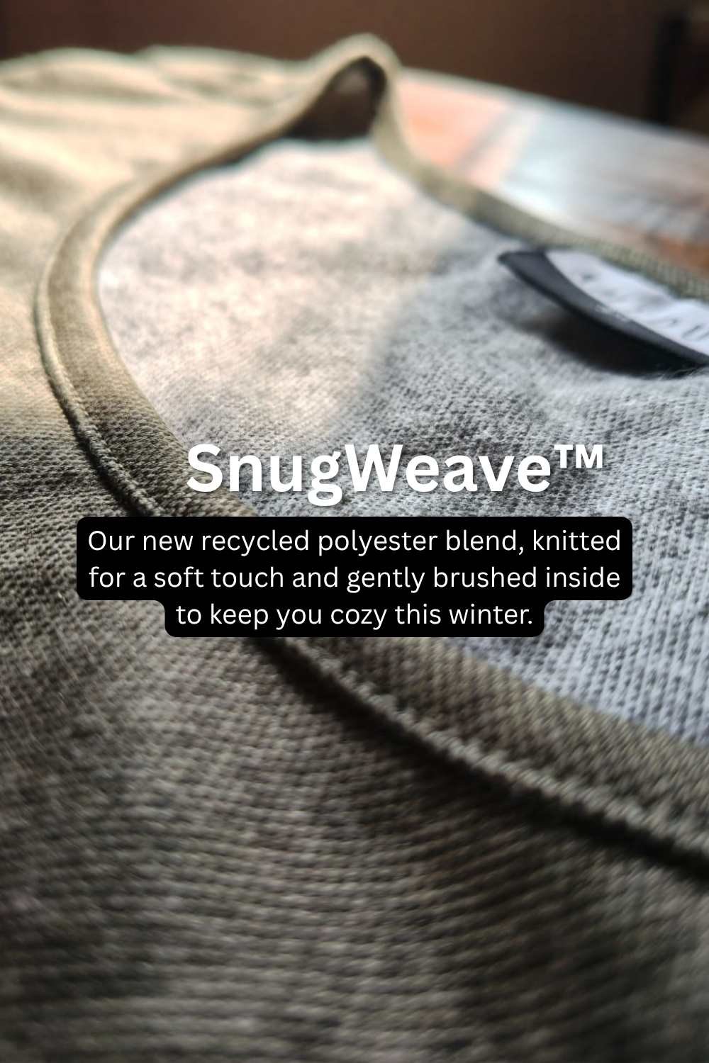 Plus Size Olive Green Round Neck SnugWeave™ Winter Kurta