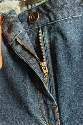 Plus Size Wide Leg Absolute Navy Blue Jeans