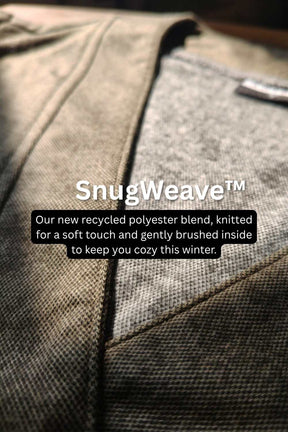 Plus Size Olive Green V Neck SnugWeave™ Winter Kurta