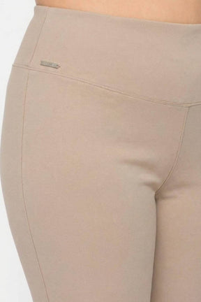 Cream New Fit Tummy Tucker Crop Pants