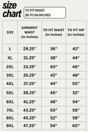Plus Size Black Tummy Shaper Flare Pants