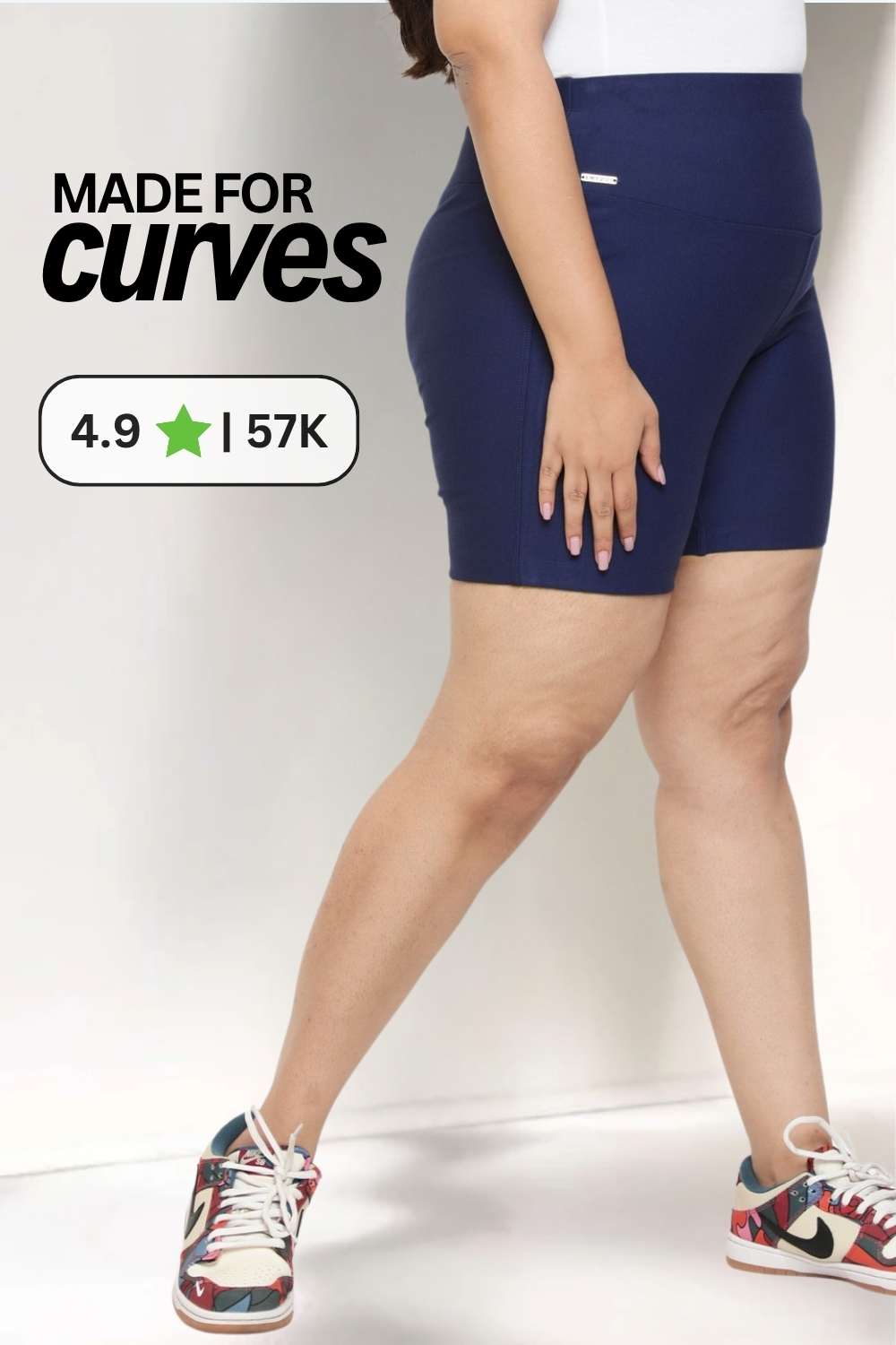 Blue Tummy Shaper Shorts