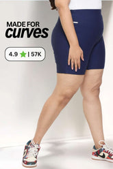 Blue Tummy Shaper Shorts