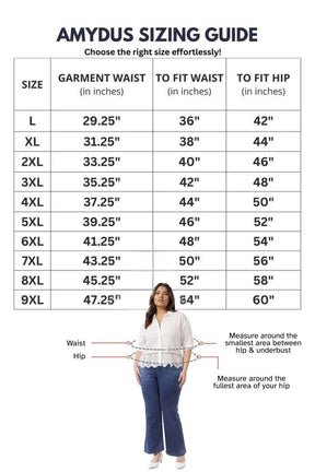 Plus Size Yale Blue Flare Jeans