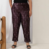 Purple Velvet Pant