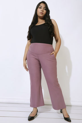 Dusty Lilac Tummy Shaper Bell Bottom