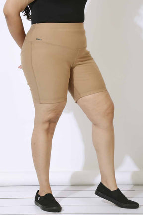 Plus Size Fawn Tummy Shaper Shorts