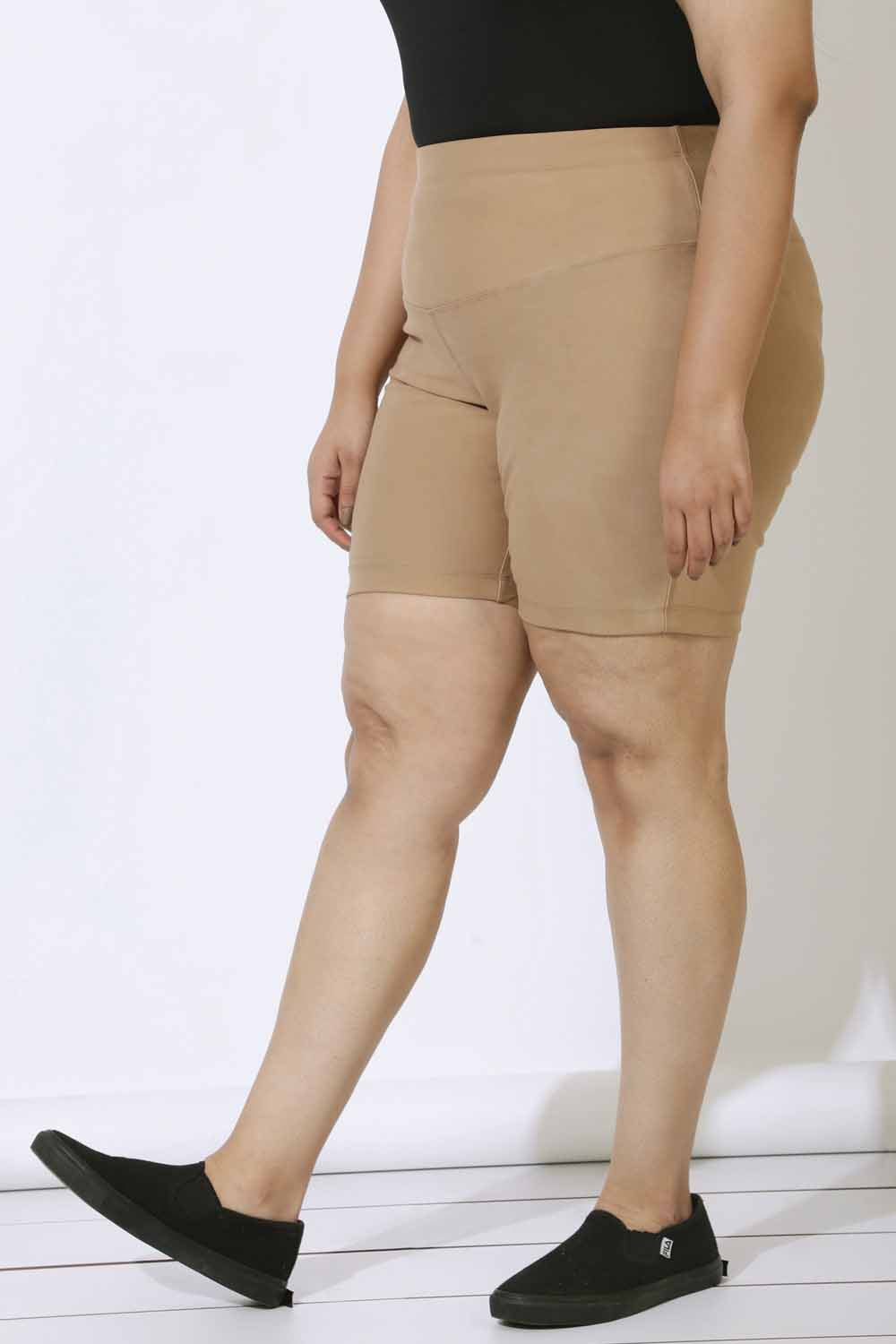 Plus Size Fawn Tummy Shaper Shorts for Women