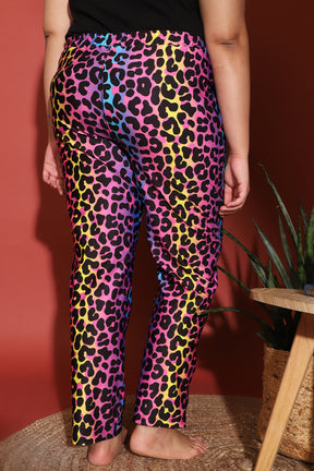 Pop Leopard Printed Lounge Pants