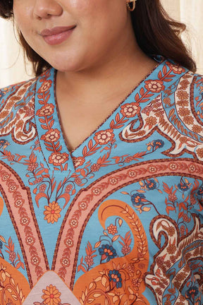 Plus Size Multicolor Top