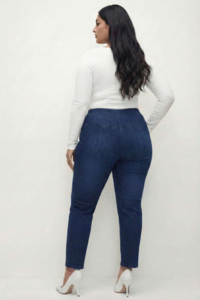 Navy Blue Light Fade Straight Fit Jeans