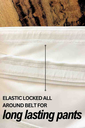 Plus Size White Tummy Shaper Flare Pants
