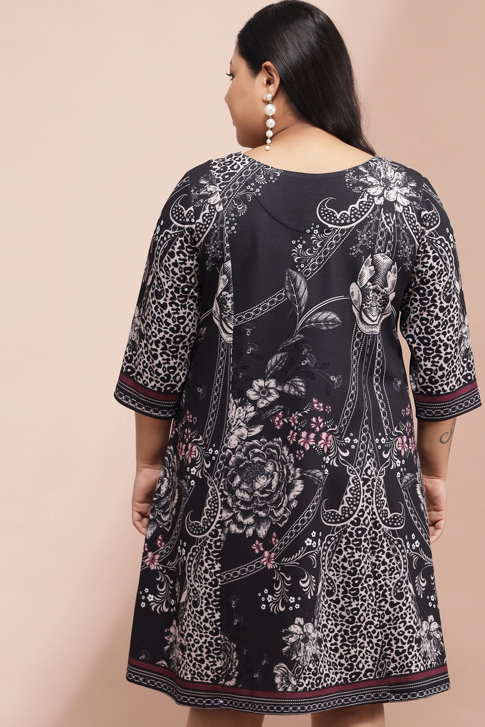 Comfortable Eclectic Printed Party Dress