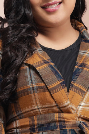 Yellow Checkered Duster