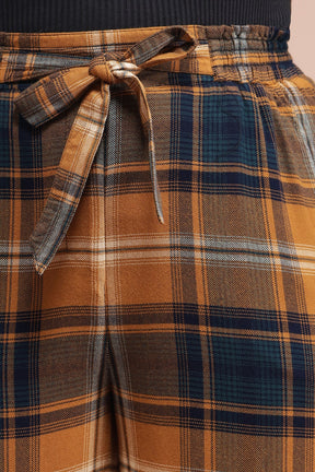 Yellow Checkered Pants
